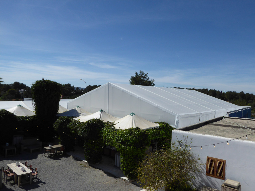 Tentstructuur Sluiz Ibiza - Kontent Structures
