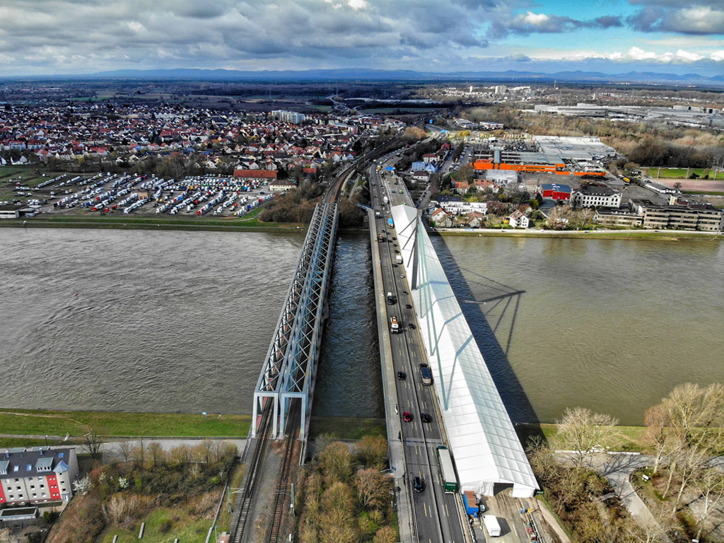Constructietent Rijnbrug - Kontent Structures