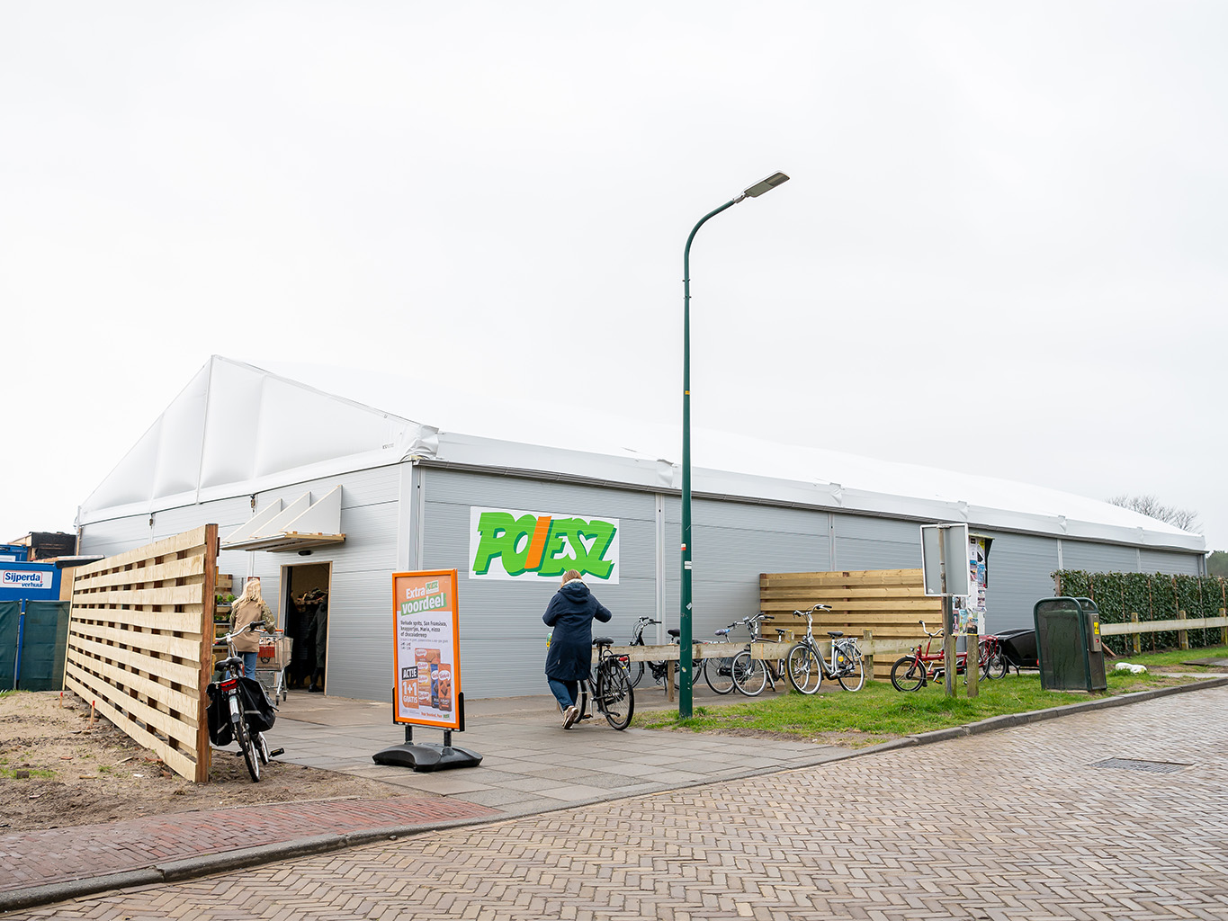 Constructie Tijdelijke supermarkt Vlieland